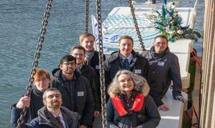 Schifffahrt autonom Taufe ELLA 15m Duisburg4 310